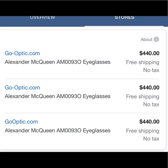 Alexander MsQueen Glasses AM0093O - Picture 4 of 9